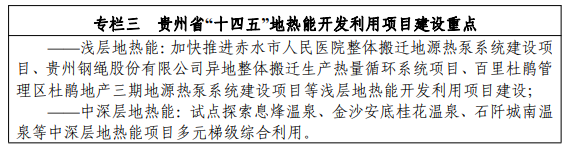 地大熱能：貴州新能源發(fā)展“十四五”規(guī)劃地?zé)嵬顿Y超100億！